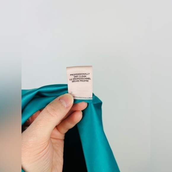 Vintage Rebecca Taylor Ombré Ruffle Silk Slip Dress - Picture 7 of 7